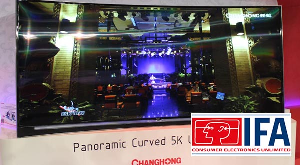 changhong 11 09 2014 - Changhong: TV 105" 5K e OLED Ultra HD curvo
