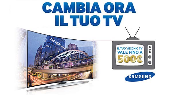 samsung evi 19 09 2014 - Samsung: 500€ per l'acquisto di un nuovo TV