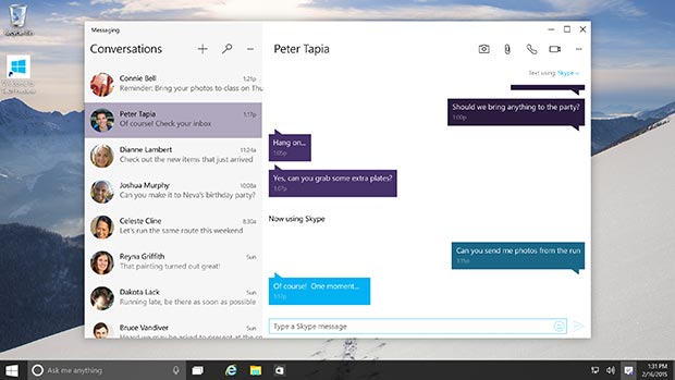 skype 23 01 2015 - Skype integrato in Windows 10: ecco le novità