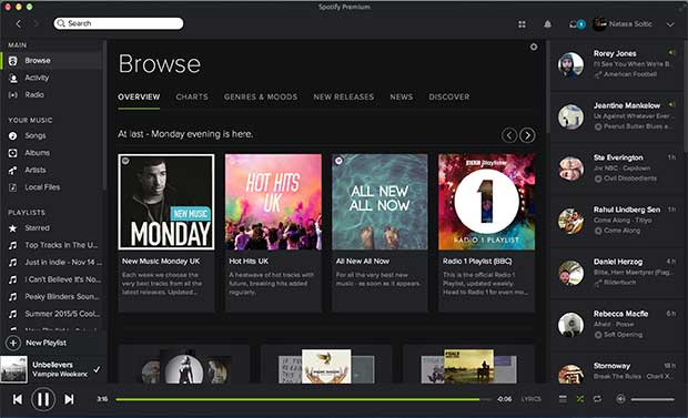 spotify2 26 02 15 - Spotify: nuova versione desktop con Karaoke