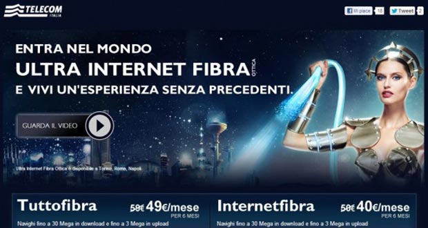 telecom evi 10 03 2015 - Telecom Superfibra: fino a 50Mbps da aprile