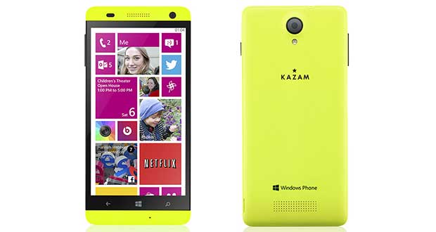 kazamwindows evi 16 04 15 - Kazam Thunder 450W: dual-SIM LTE Windows Phone