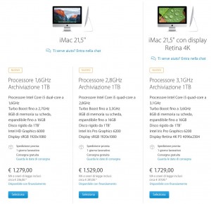 imac 215 13 10 2015 300x290 - Apple iMac: all-in-one 21,5" 4K e nuovi 27" 5K
