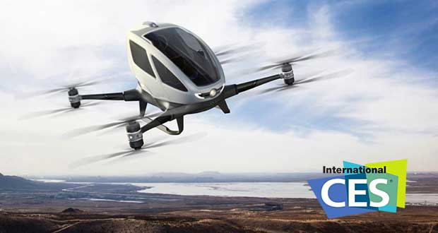 ehang 184 evi 08 01 16 - Ehang 184 AAV: il primo drone per...passeggeri!!