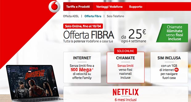 vodafone 500mbps evi 18 04 2015 - Vodafone: fibra fino a 500Mbps a Torino, Milano e Bologna