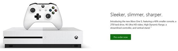 xbox one s 2 14 06 2016 - Microsoft: nuove console Xbox One S e Xbox Project Scorpio