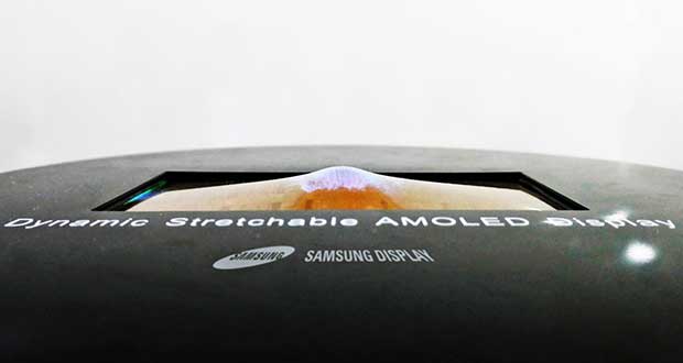stretchable oled evi 25 05 17 - Samsung: OLED flessibile "gonfiabile" da 9,1 pollici